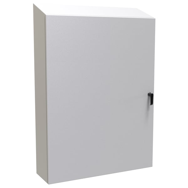 Hammond 3 Point Latch with Handle Electrical Enclosures, 48 in H, 10 in D, 36 in W, 4, 12, Steel ST483610LG - main